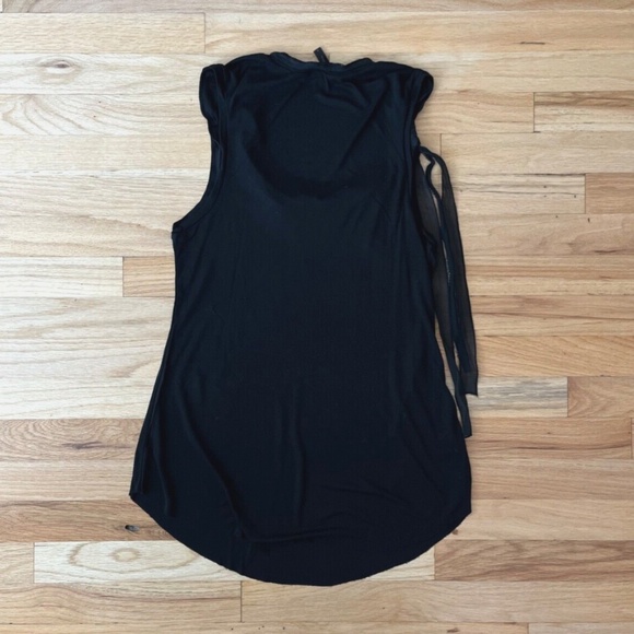 BCBG MAX AZRIA Black Tank Top SIZE M - Picture 3 of 6